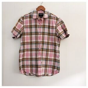Bonobos Short Sleeve Button Down  Pink size‎ Large
